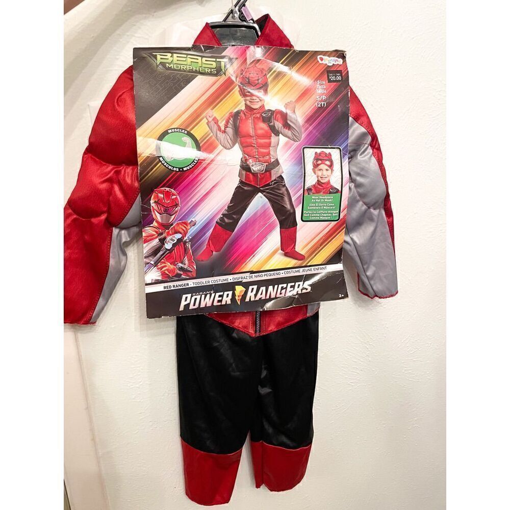Costume Red Power Ranger - Beast Morphers 2T